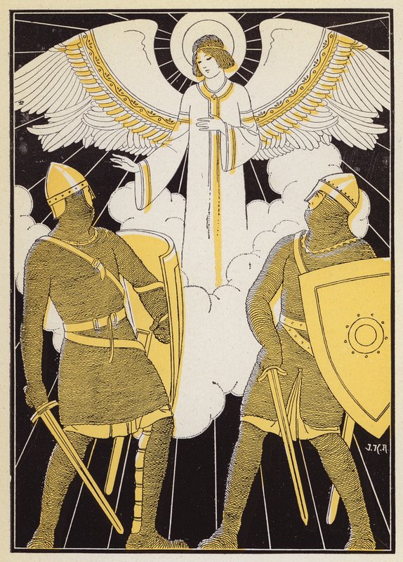 Der Kampf von Roland und Olivier von Joseph Kuhn-Regnier