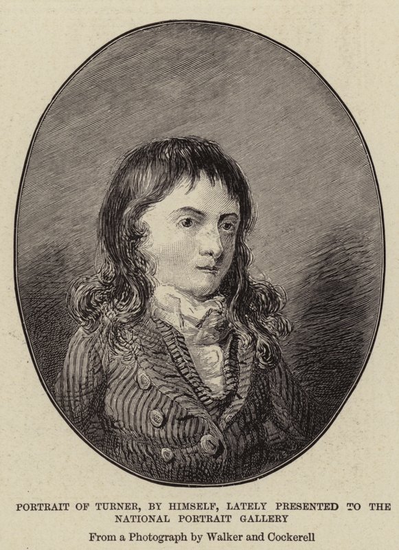 Porträt von Turner, von ihm selbst, kürzlich der National Portrait Gallery geschenkt von Joseph Mallord William Turner