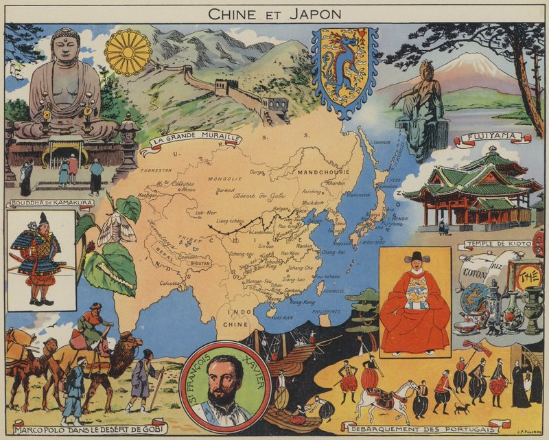 China und Japan von Joseph Porphyre Pinchon