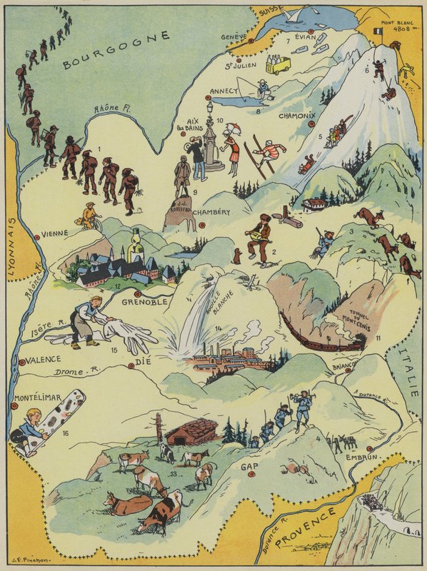 Savoie-Dauphine von Joseph Porphyre Pinchon