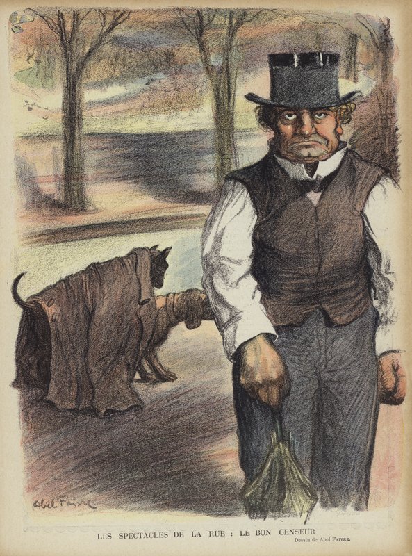 Illustration für Le Rire von Jules Abel Faivre