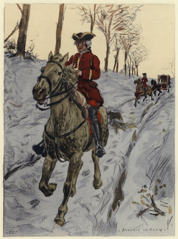 Illustration für die Memoiren von Casanova von Jules Marie Auguste Leroux