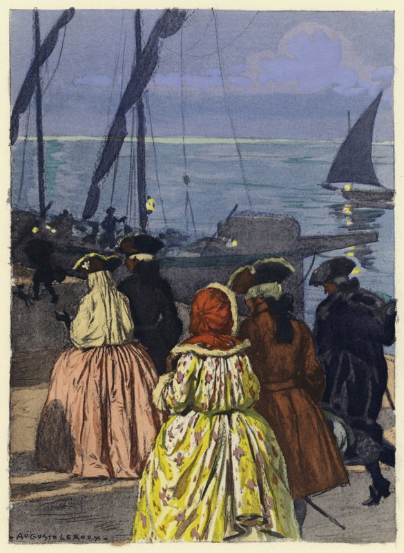 Illustration für die Memoiren von Casanova von Jules Marie Auguste Leroux