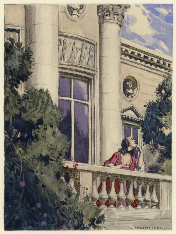 Illustration für die Memoiren von Casanova von Jules Marie Auguste Leroux