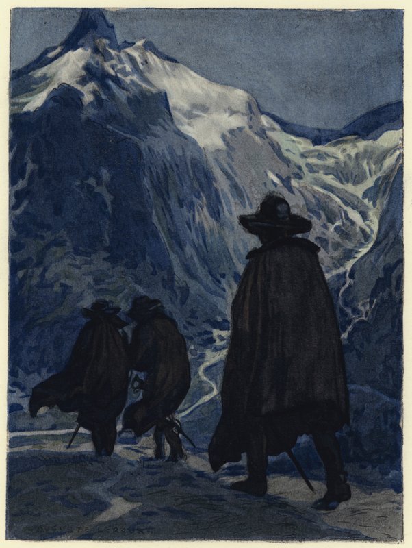Illustration für die Memoiren von Casanova von Jules Marie Auguste Leroux