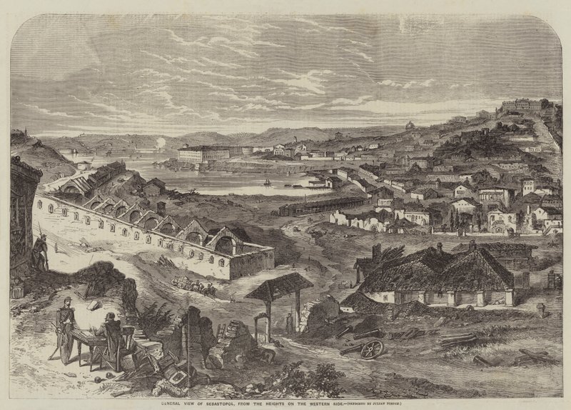 Gesamtansicht von Sebastopol, von den Höhen auf der Westseite von Julian Portch