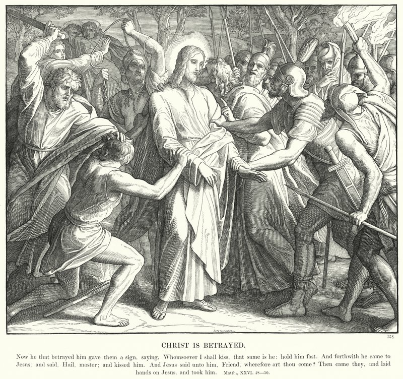 Christus wird verraten von Julius (after) Schnorr von Carolsfeld
