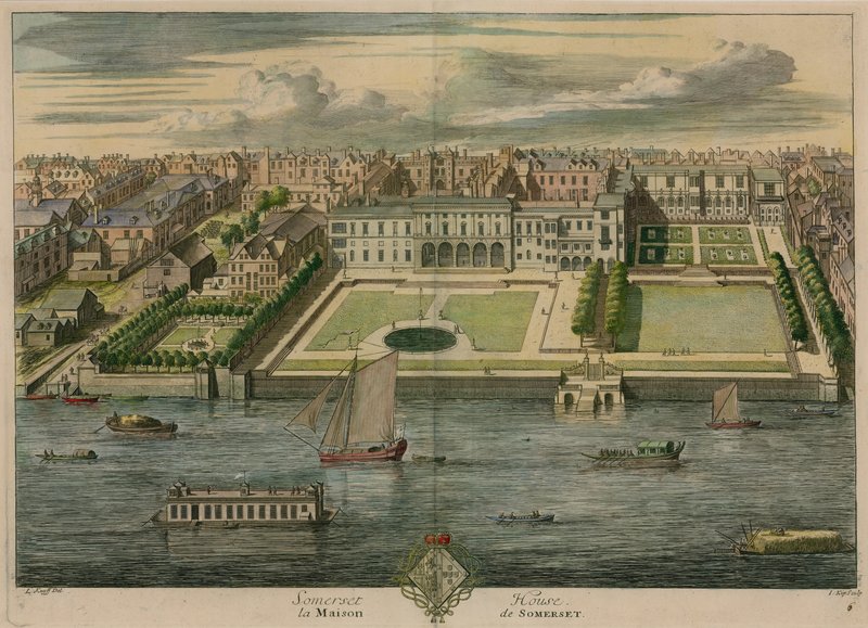 Somerset House, London von Leonard Knyff