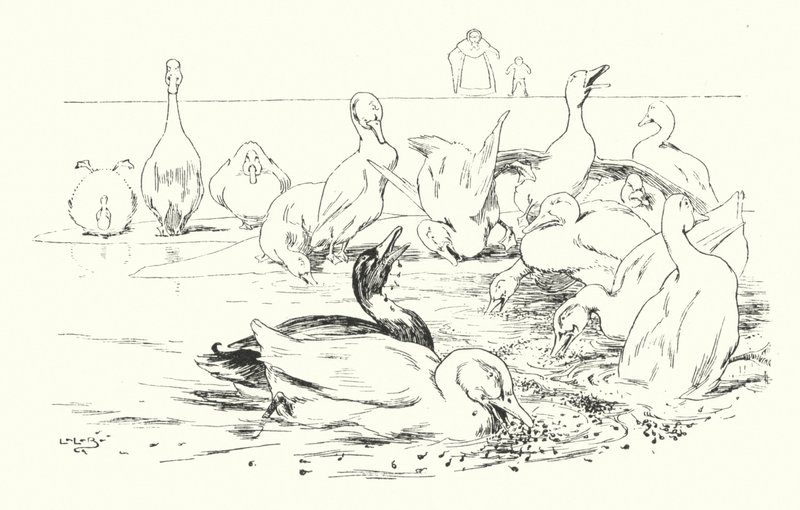 Dame, warum sterben deine Enten von Leonard Leslie Brooke