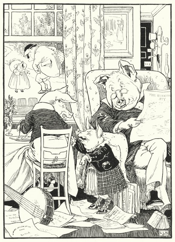 Die fünf Schweine von Leonard Leslie Brooke