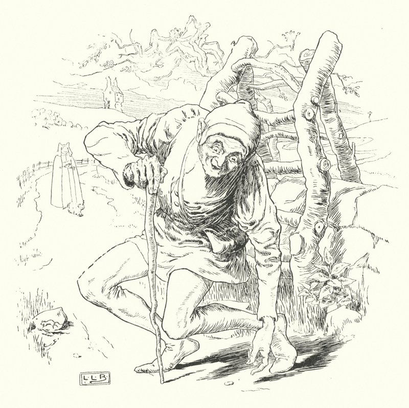 Es war ein krummer Mann, und er ging einen krummen Weg von Leonard Leslie Brooke