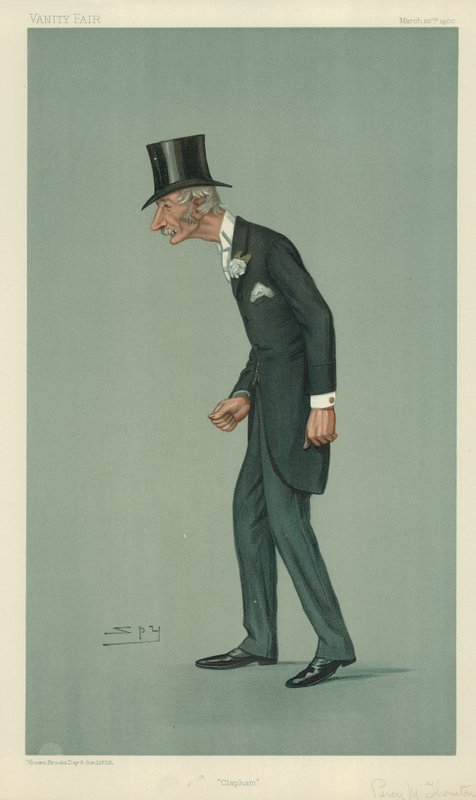 Mr. Percy Melville Thornton, Clapham, 22. März 1900, Vanity Fair Karikatur von Leslie Matthew Ward