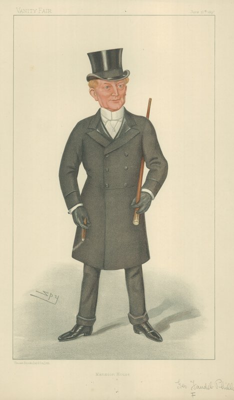 Sir F Phillips, Der Bürgermeister von London von Leslie Matthew Ward