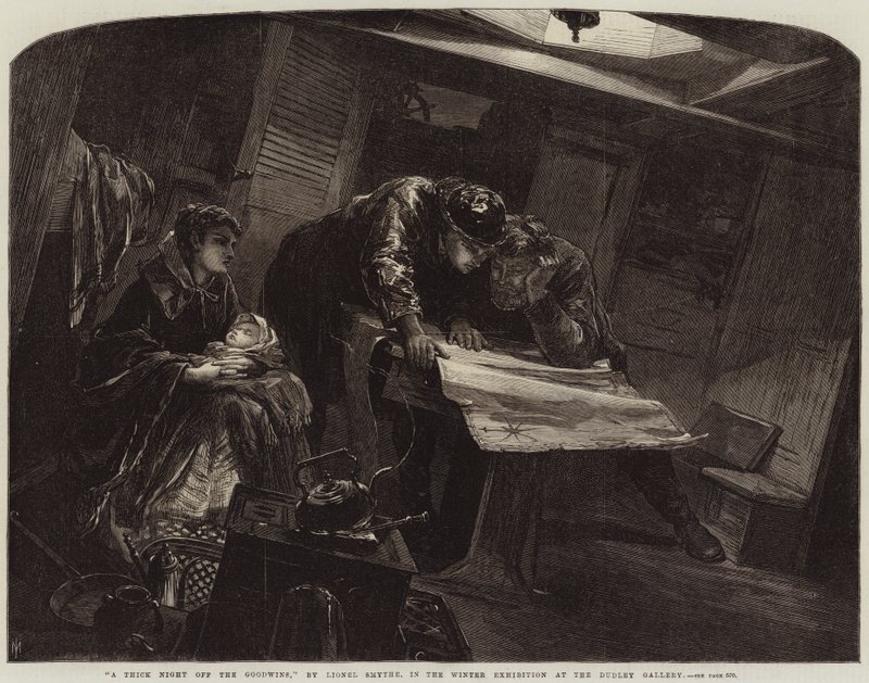 Eine dichte Nacht vor den Goodwins von Lionel Percy Smythe
