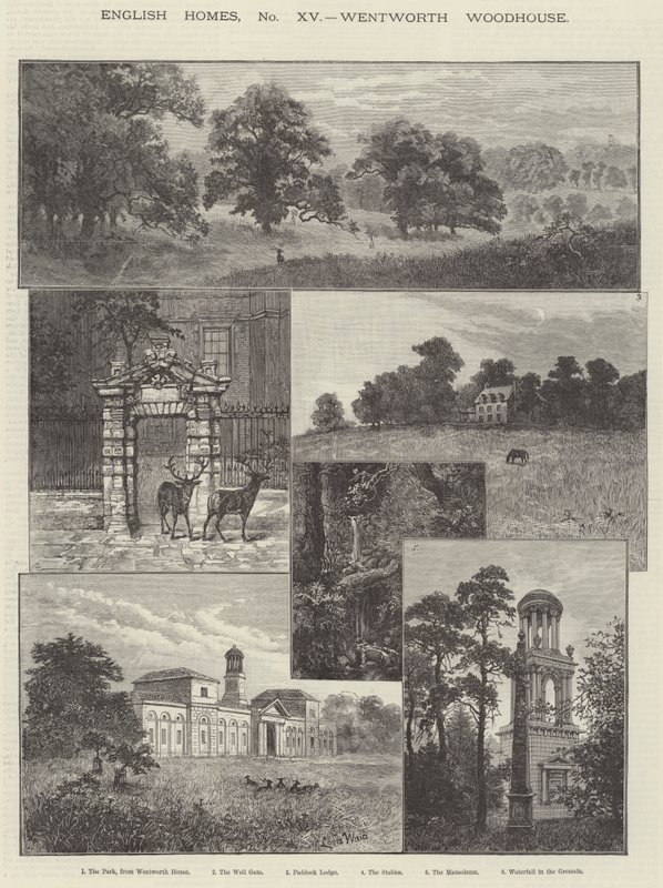 Wentworth Woodhouse von Louis Wain