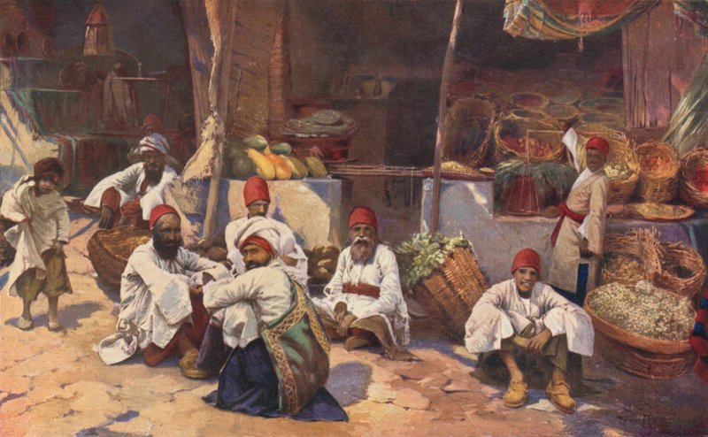Ein persischer Laden von Louis Fairfax Muckley