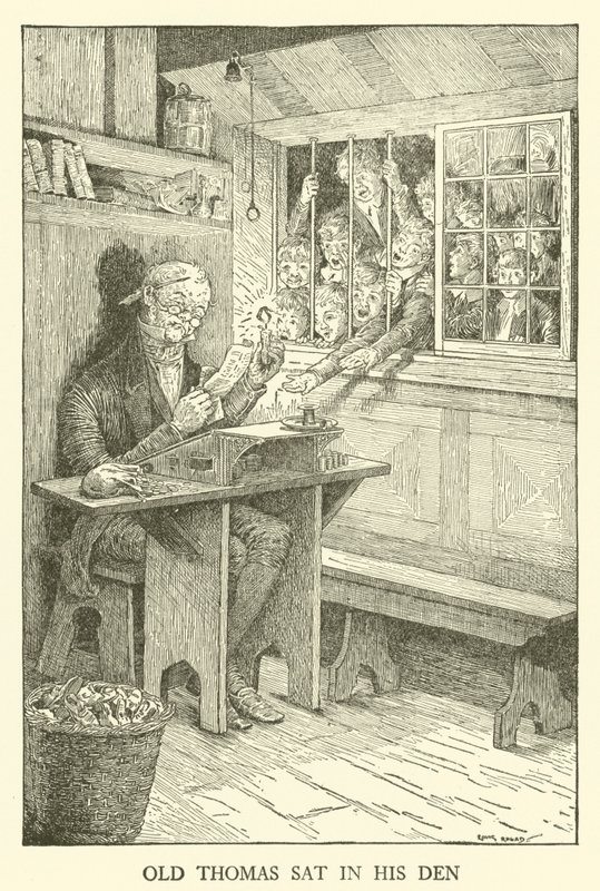Illustration für Tom Browns Schulzeit (Stich) von Louis John Rhead