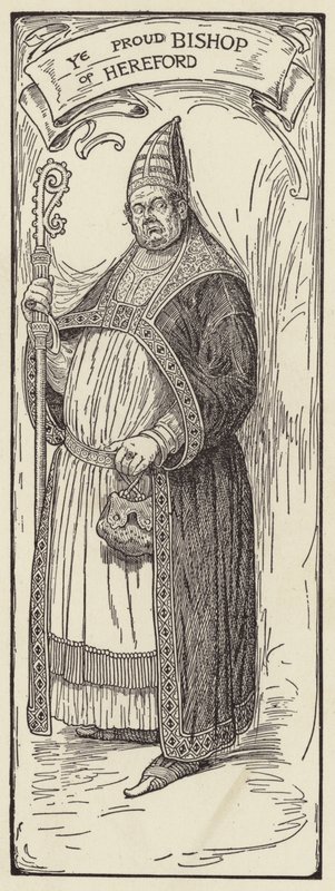 Der stolze Bischof von Hereford von Louis John Rhead