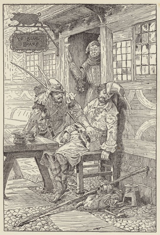 Mit einem Lächeln im Gesicht griff er hinüber und zog den Haftbefehl hervor von Louis John Rhead