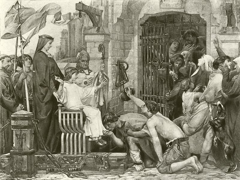 Ludwig IX. öffnet die Gefängnisse Frankreichs von Luc Oliver Merson