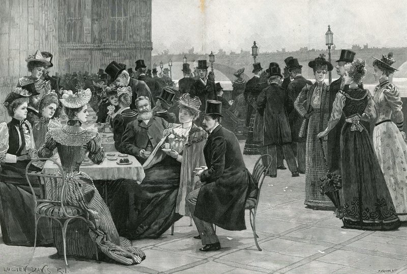 Das Unterhaus: Tee auf der Terrasse von Lucien Davis