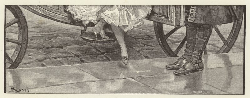 Illustration für The School for Scandal (Chromolitho) von Lucius Rossi