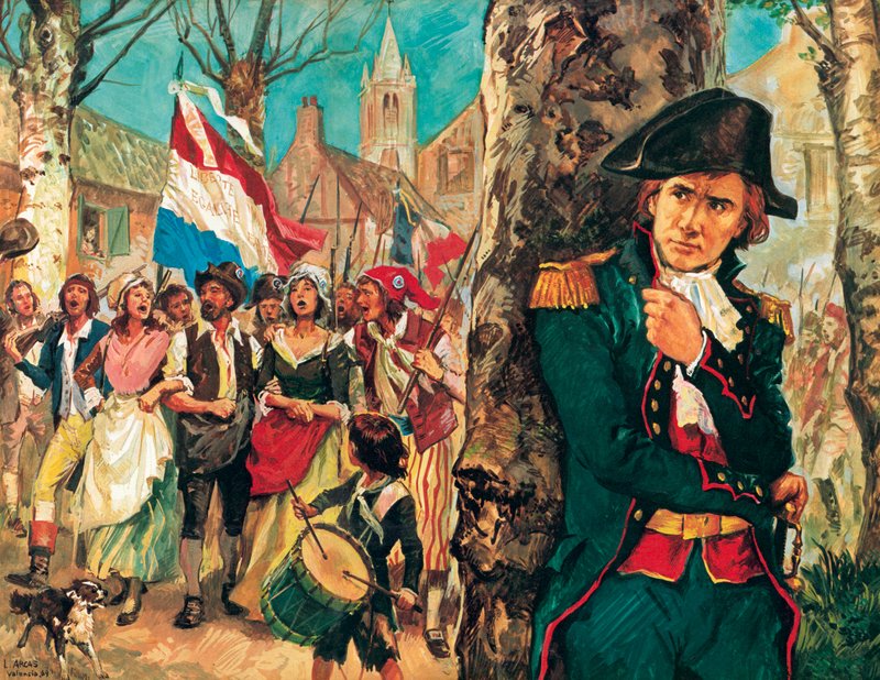 Captain Rouget de Lisle, Komponist der Marseillaise von Luis Arcas Brauner