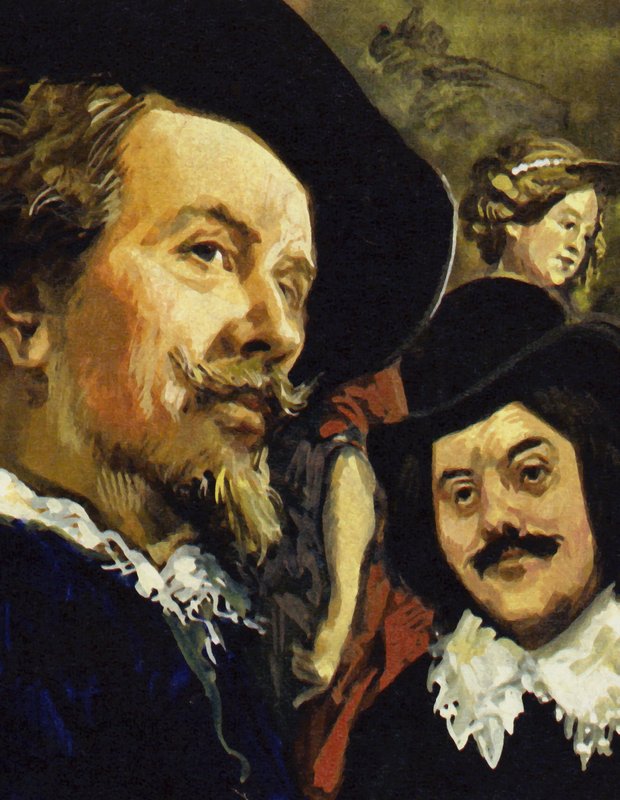 Hals traf Paul Rubens (links) auf einer Reise nach Antwerpen von Luis Arcas Brauner