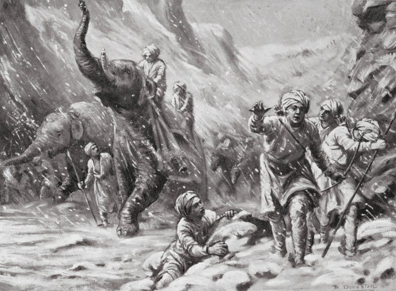 Mahmud von Ghaznis erster Erfolg, AD 1000 von Margaret (after) Dovaston