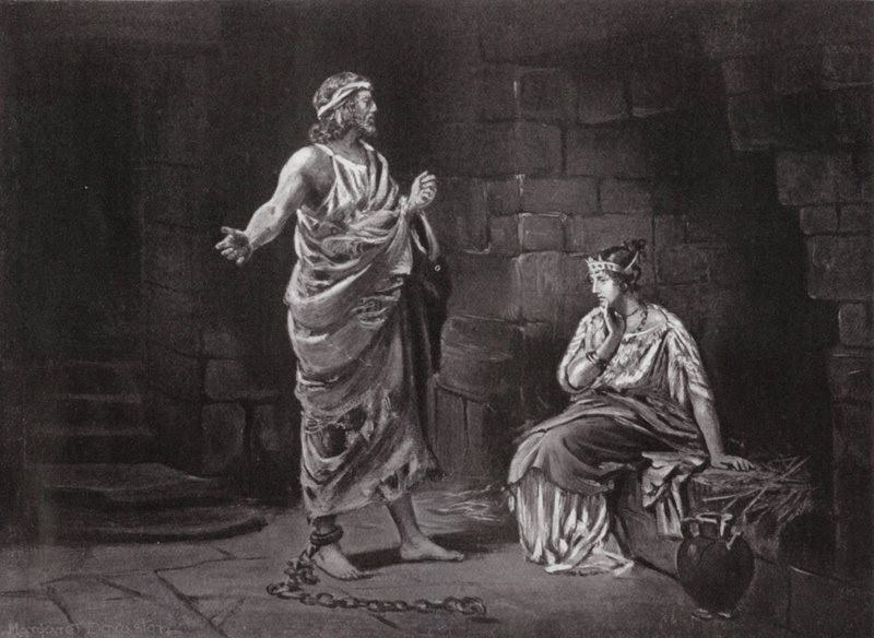 Pelopidas in Gefangenschaft von Margaret (after) Dovaston