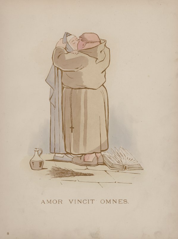 Seite aus den Humours of Cynicus (farbiger Stich) von Martin  Anderson