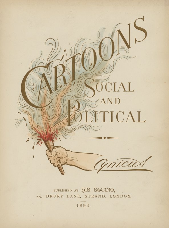 Titelbildillustration für Cartoons Social and Political von Cynicus von Martin Cynicus Anderson