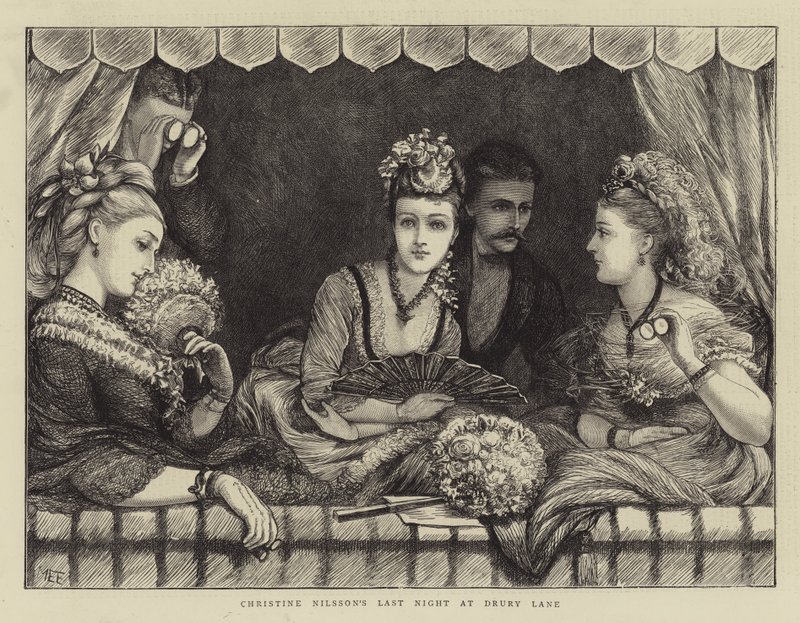 Christine Nilssons letzte Nacht im Drury Lane von Mary Ellen Edwards