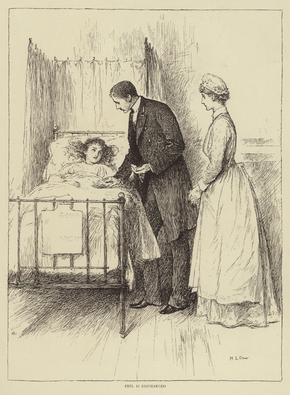 Illustration für Die Geschichte einer Krankenschwester, von Honnor Morten von Mary L. Gow