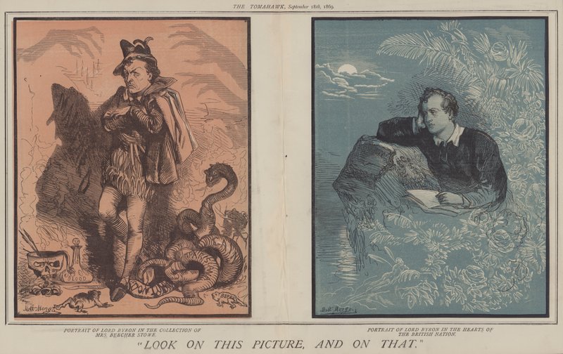 Betrachte dieses Bild und jenes (Farblithografie) von Matthew