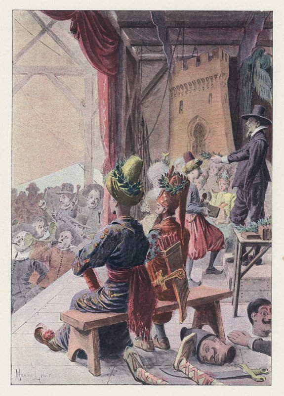 Illustration für Gil Blas von Maurice Leloir