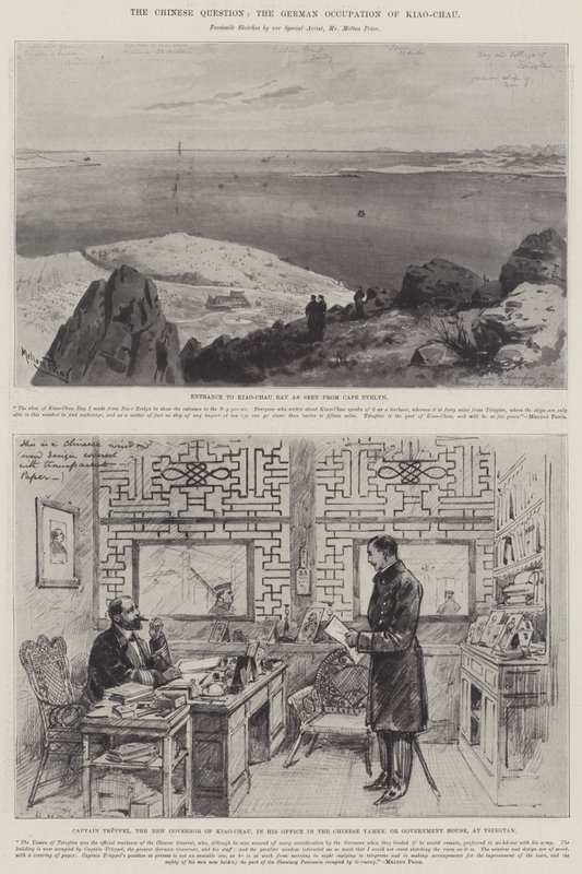 Die chinesische Frage, die deutsche Besetzung von Kiao-Chau von Melton Prior