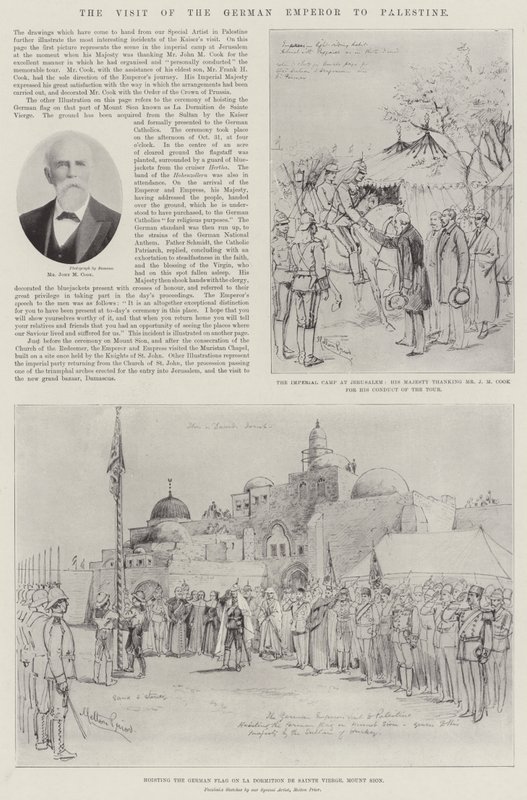 Der Besuch des deutschen Kaisers in Palästina von Melton Prior