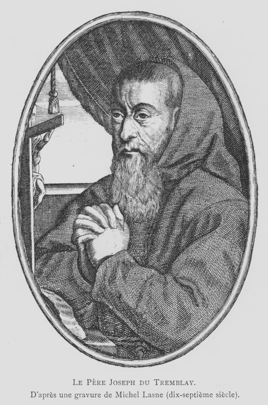 Francois Leclerc du Tremblay, französischer Kapuzinermönch und Berater und Agent von Kardinal Richelieu, bekannt als Pater Joseph und die Graue Eminenz von Michel Lasne