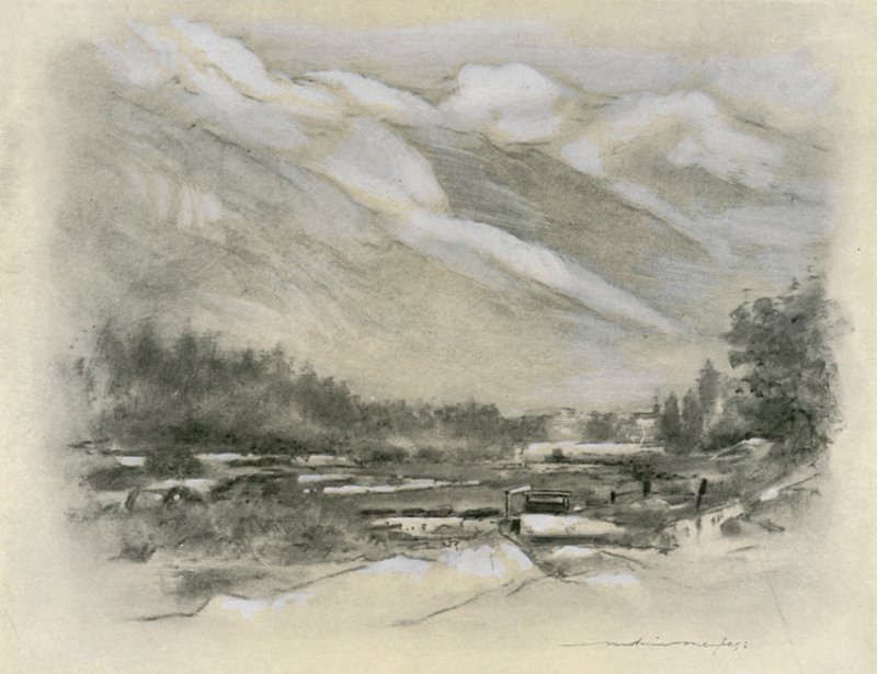 Umgebung von Chamounix von Mortimer Ludington Menpes