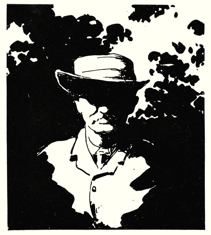 Cecil J Rhodes in seinem Garten, Kenilworth, Kimberley von Mortimer Ludington Menpes