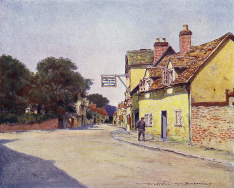 White Hart Hotel, Dorchester von Mortimer Ludington Menpes