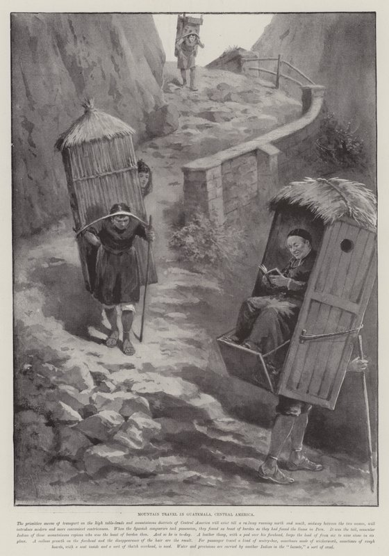 Bergreisen in Guatemala, Zentralamerika von Paul Frenzeny