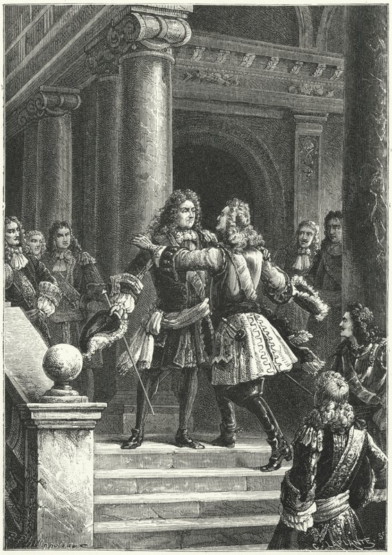 Marschall Villars und Prinz Eugen von Savoyen verhandeln den Frieden von Rastatt von Paul Dominique Philippoteaux