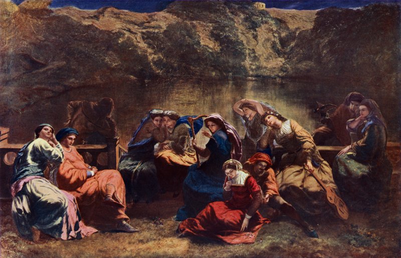 Der siebte Tag des Decameron von Paul Falconer Poole