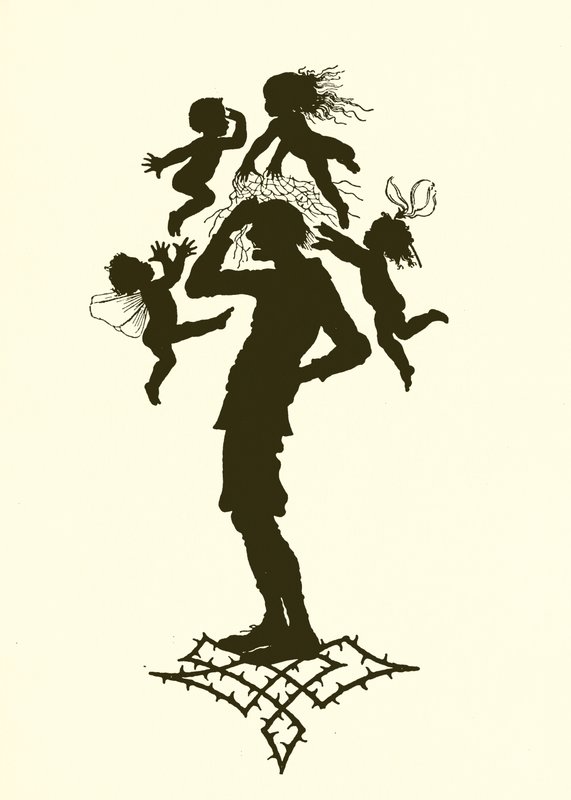 Ein Sommernachtstraum, Silhouette von Paul Konewka
