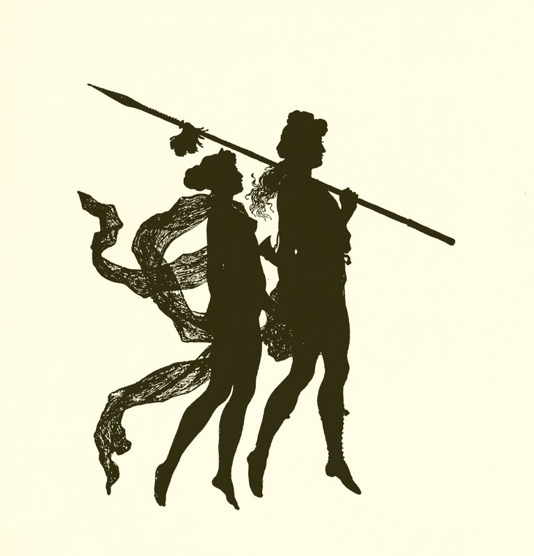 Ein Sommernachtstraum, Silhouette von Paul Konewka