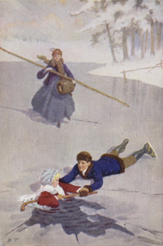 Illustration für Little Women von Louis M. Alcott von Percy Tarrant