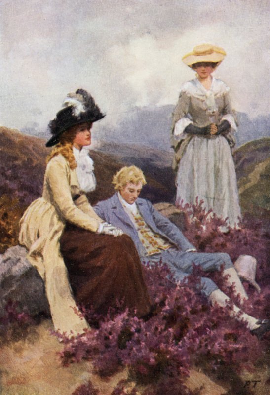 Illustration für Wuthering Heights von Emily Bronte von Percy Tarrant