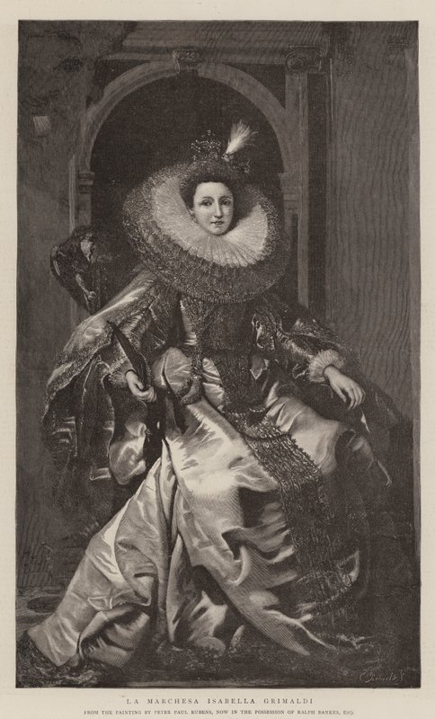 La Marchesa Isabella Grimaldi von Peter Paul Rubens